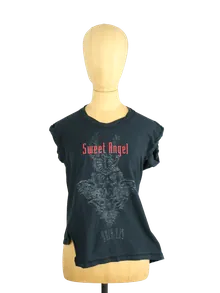 Jil Sander Sweet Angel Wende-Top Damen Schwarz