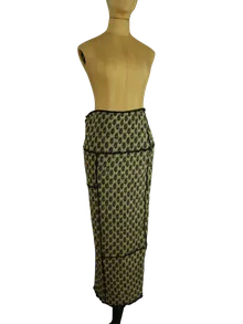 Jean Paul Gaultier Langer Rock mit Muster Damen