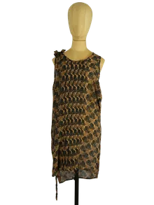 Ann Demeulemeester Top Damen Braun